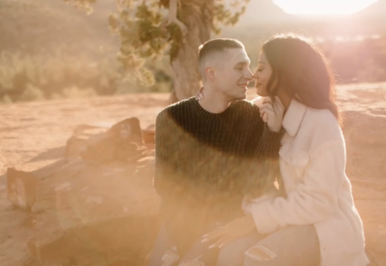 Cathedral Rock Couples Photoshoot in Sedona, Arizona